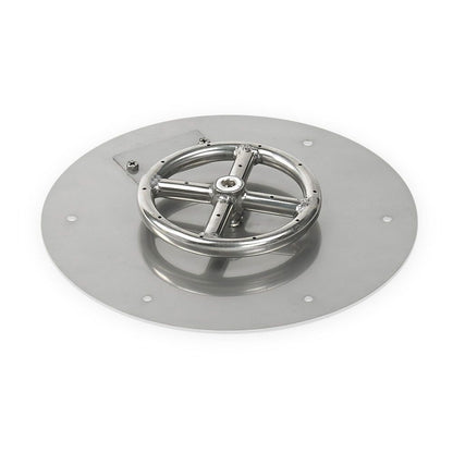 Round Flat Pan - Stainless Steel