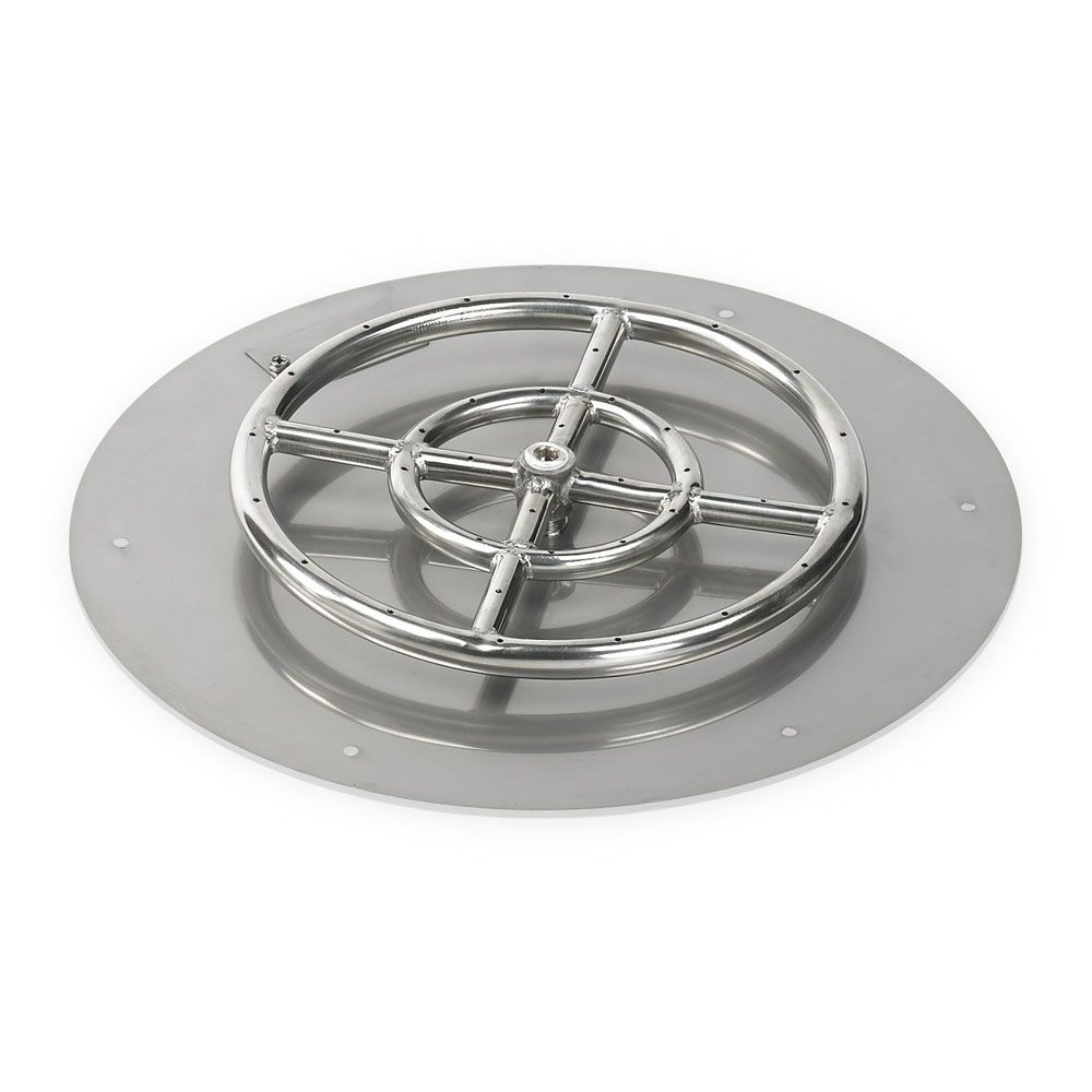 Round Flat Pan - Stainless Steel