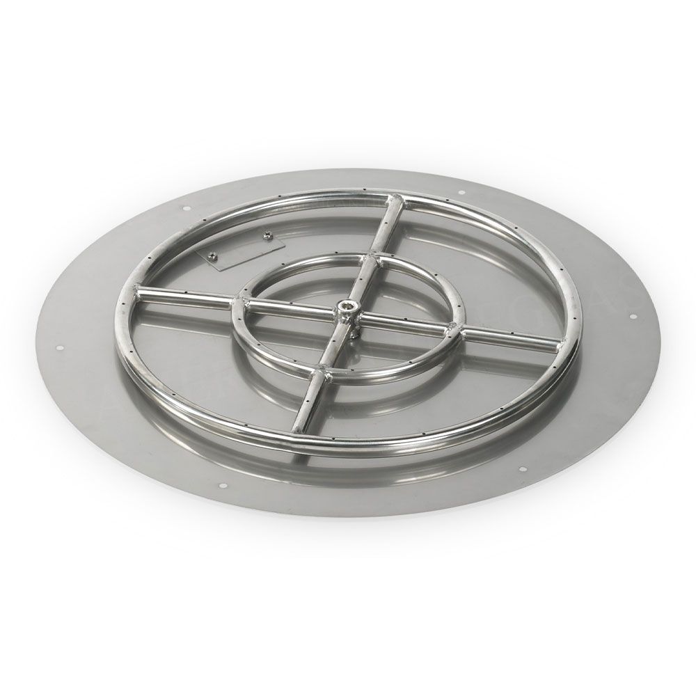 Round Flat Pan - Stainless Steel