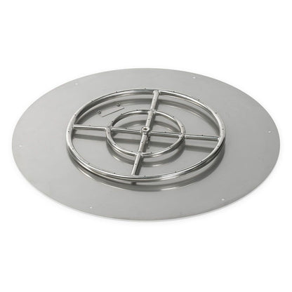 Round Flat Pan - Stainless Steel
