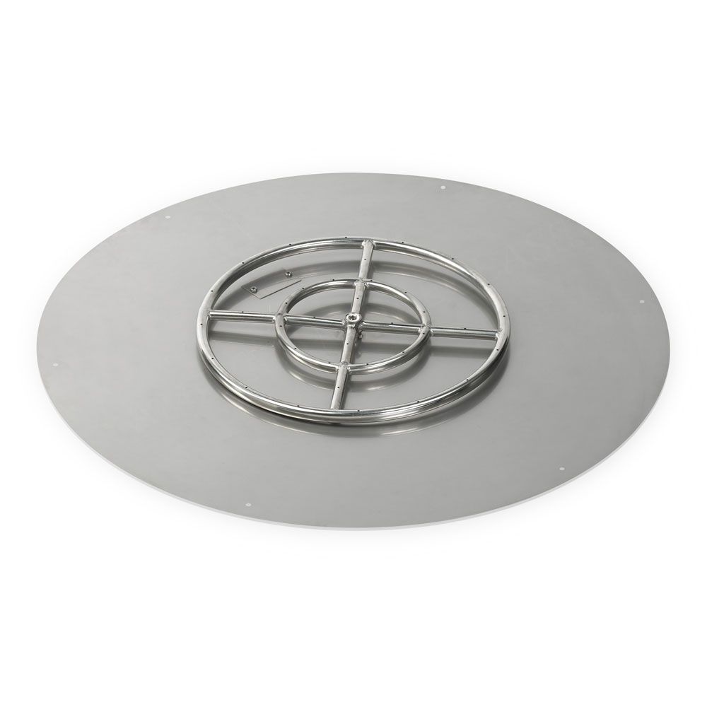 Round Flat Pan - Stainless Steel