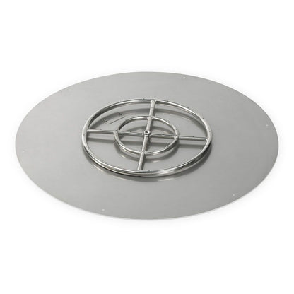 Round Flat Pan - Stainless Steel