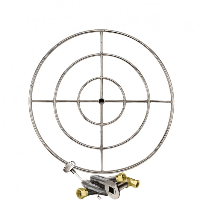 Stainless-Steel Fire Ring Burner
