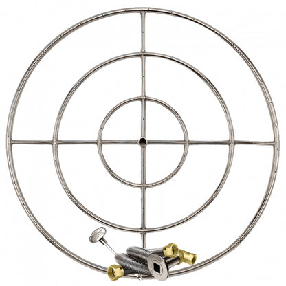 Stainless-Steel Fire Ring Burner