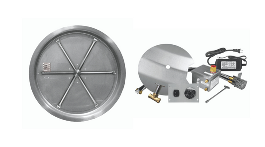 Stainless-Steel Round Drop-in Burner Systems - AWS