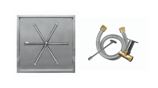 Stainless-Steel Square Drop-in Pan Burner Systems - MT
