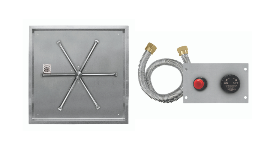 Stainless-Steel Square Drop-in Pan Burner Systems - TPSI
