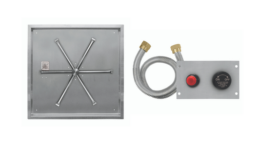 Stainless-Steel Square Drop-in Pan Burner Systems - TPSI