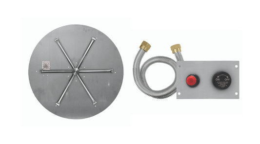 Stainless-Steel Round Flat Pan Burner Systems - TPSI