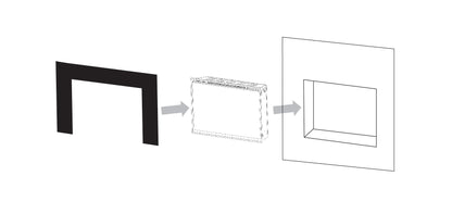 Optional Fireplace Surrounds for Redstone Electric Fireplaces