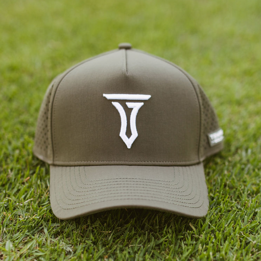 Iconic T 5 Panel Snapback Hat - Green