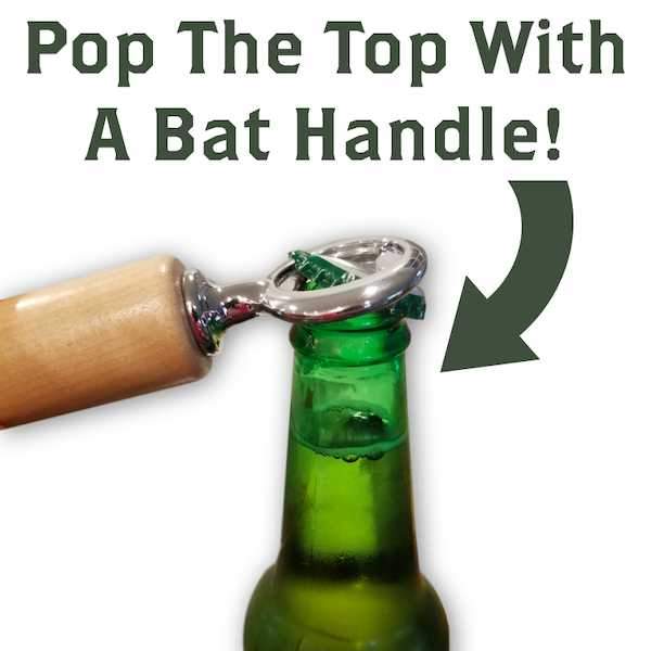 Milwaukee Brewers "Glove" Season Opener™ | Baseball Bat Handle Bottle Opener