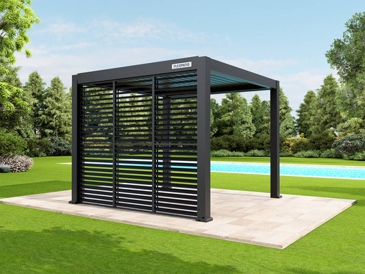 Privacy Shutter Walls for FlexPatio Pergolas