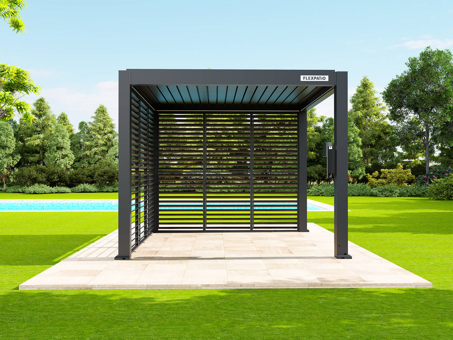 Privacy Shutter Walls for FlexPatio Pergolas