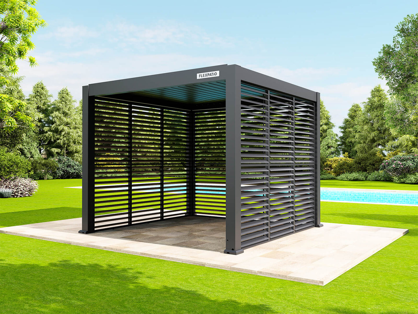 Privacy Shutter Walls for FlexPatio Pergolas