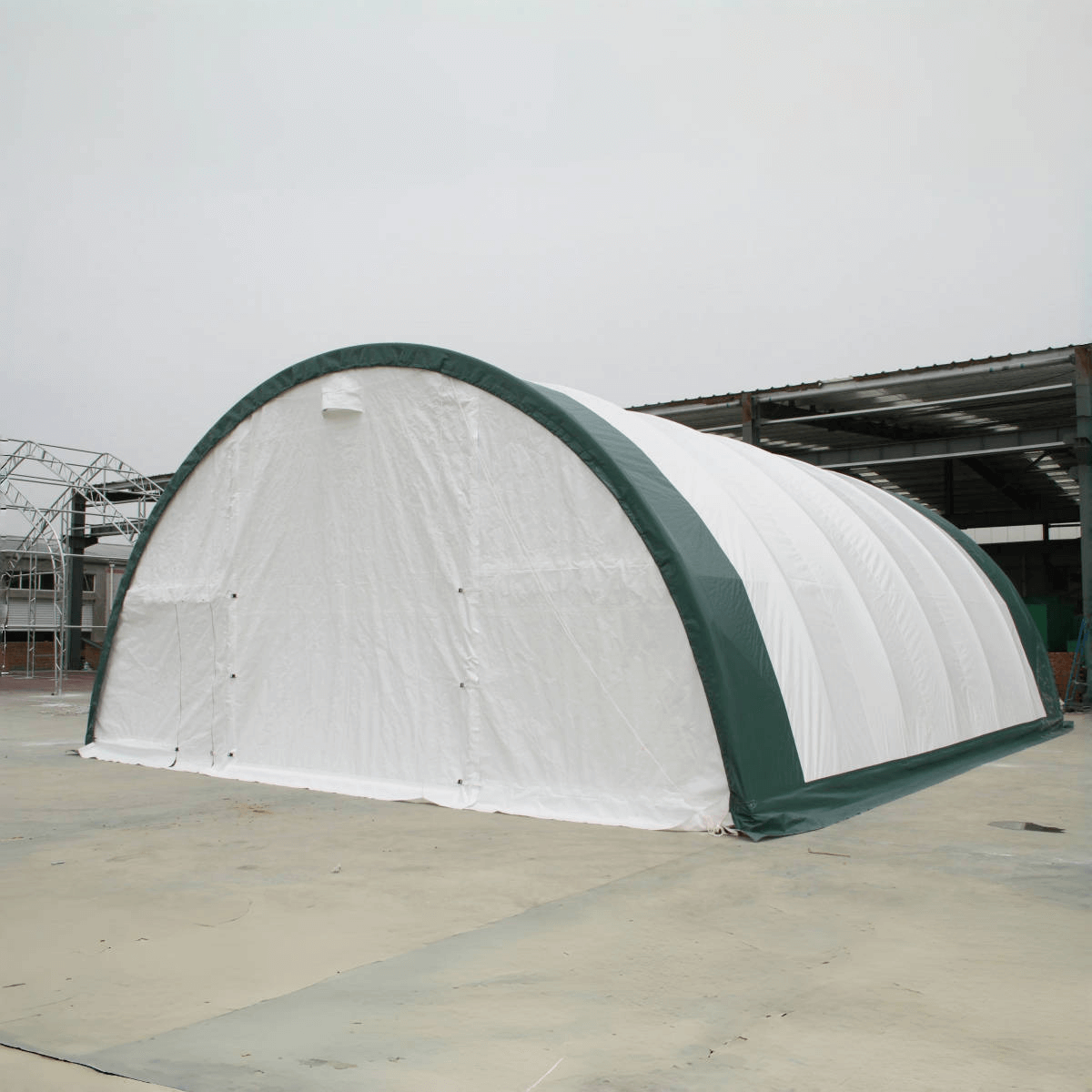 W 30FT x L 40FT x H 15FT Single Truss Arch Storage Shelter