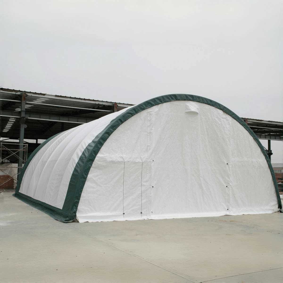 W 30FT x L 65FT x H 15FT Single Truss Arch Storage Shelter
