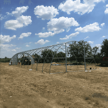 W 30FT x L 85FT x H 15FT Single Truss Arch Storage Shelter