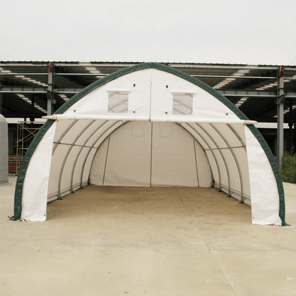 W 20FT x L 30FT x H 12FT Single Truss Arch Storage Shelter