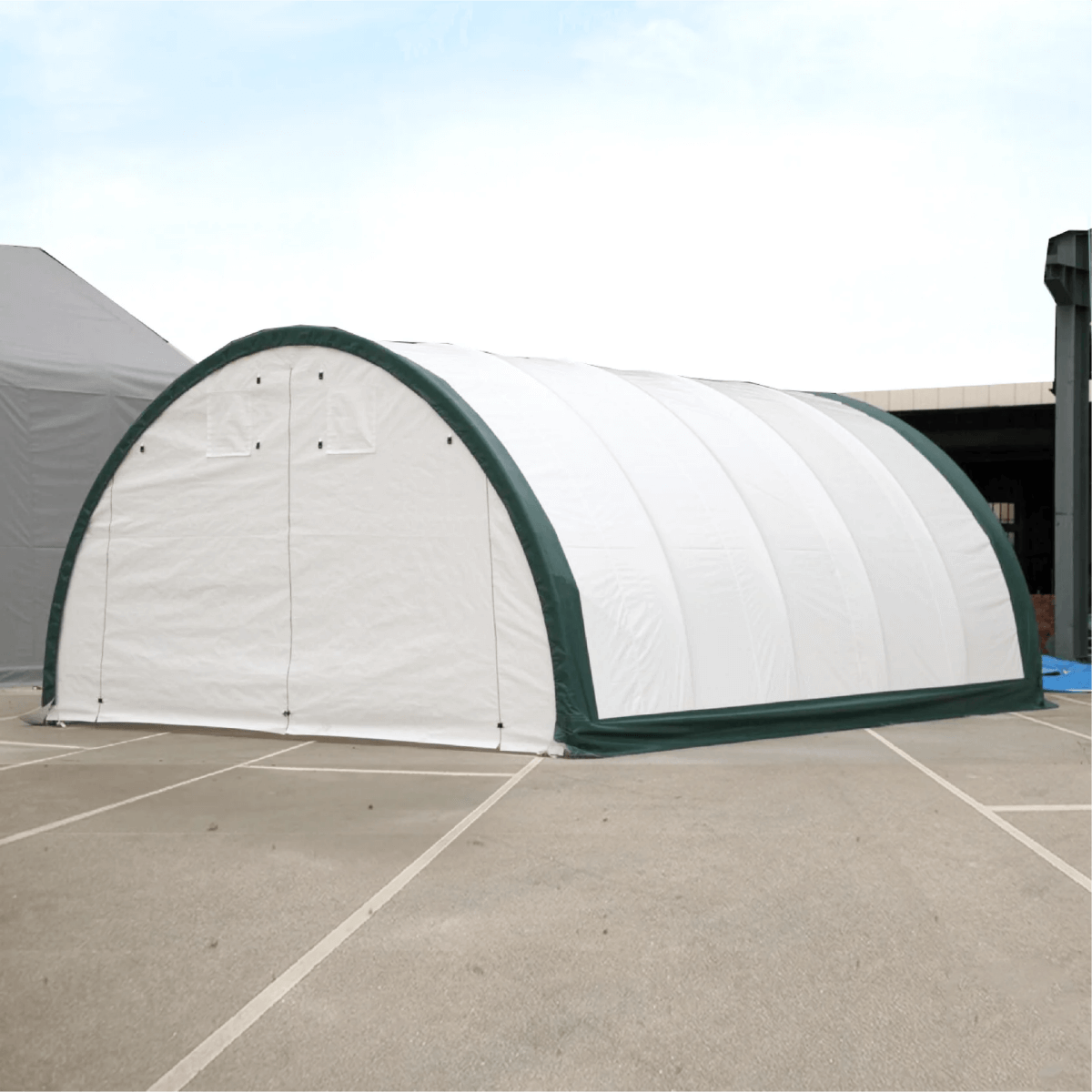 W 20FT x L 30FT x H 12FT Single Truss Storage Shelter, Reinforced Series