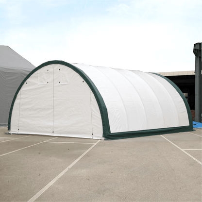 W 20FT x L 30FT x H 12FT Single Truss Arch Storage Shelter