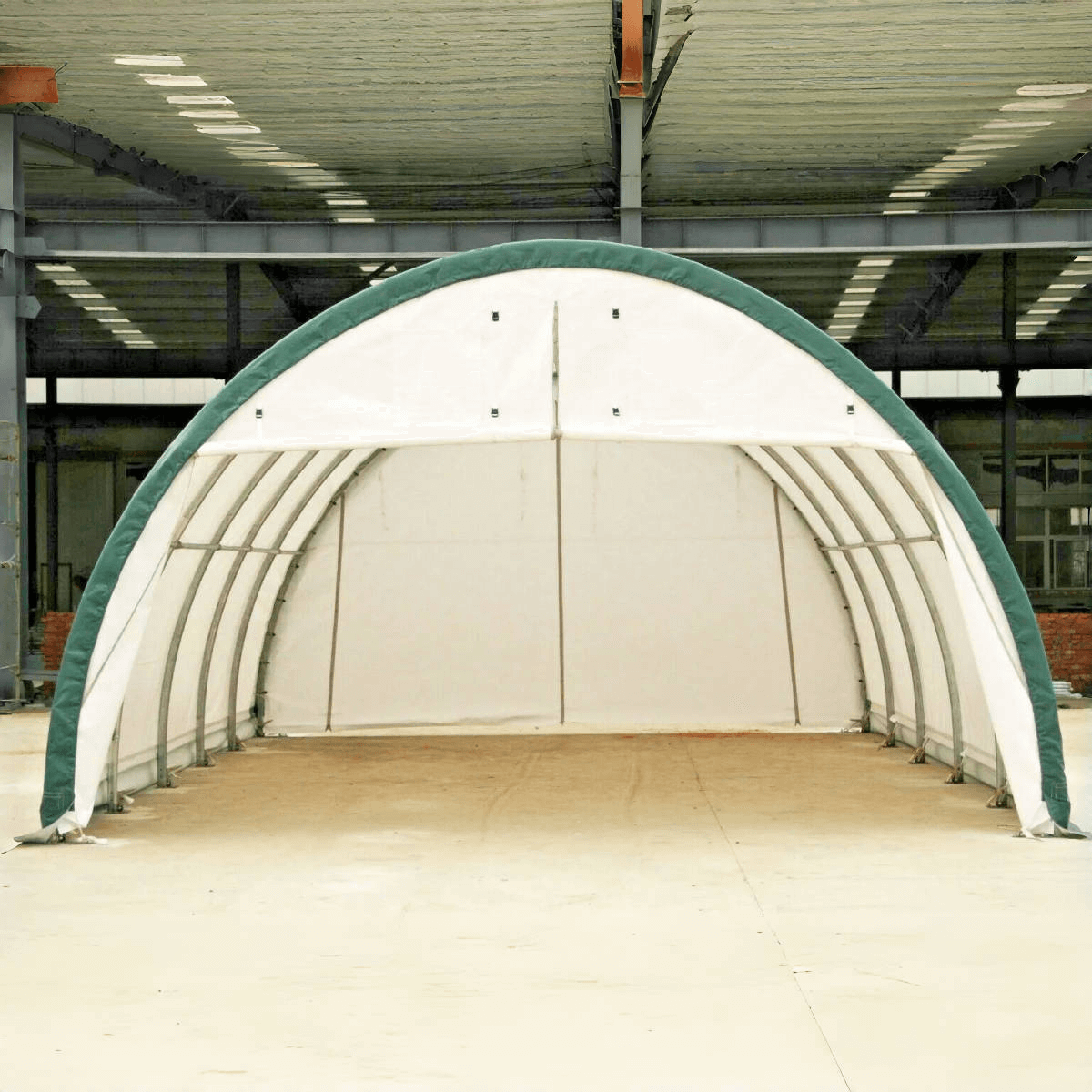 W 20FT x L 30FT x H 12FT Single Truss Arch Storage Shelter