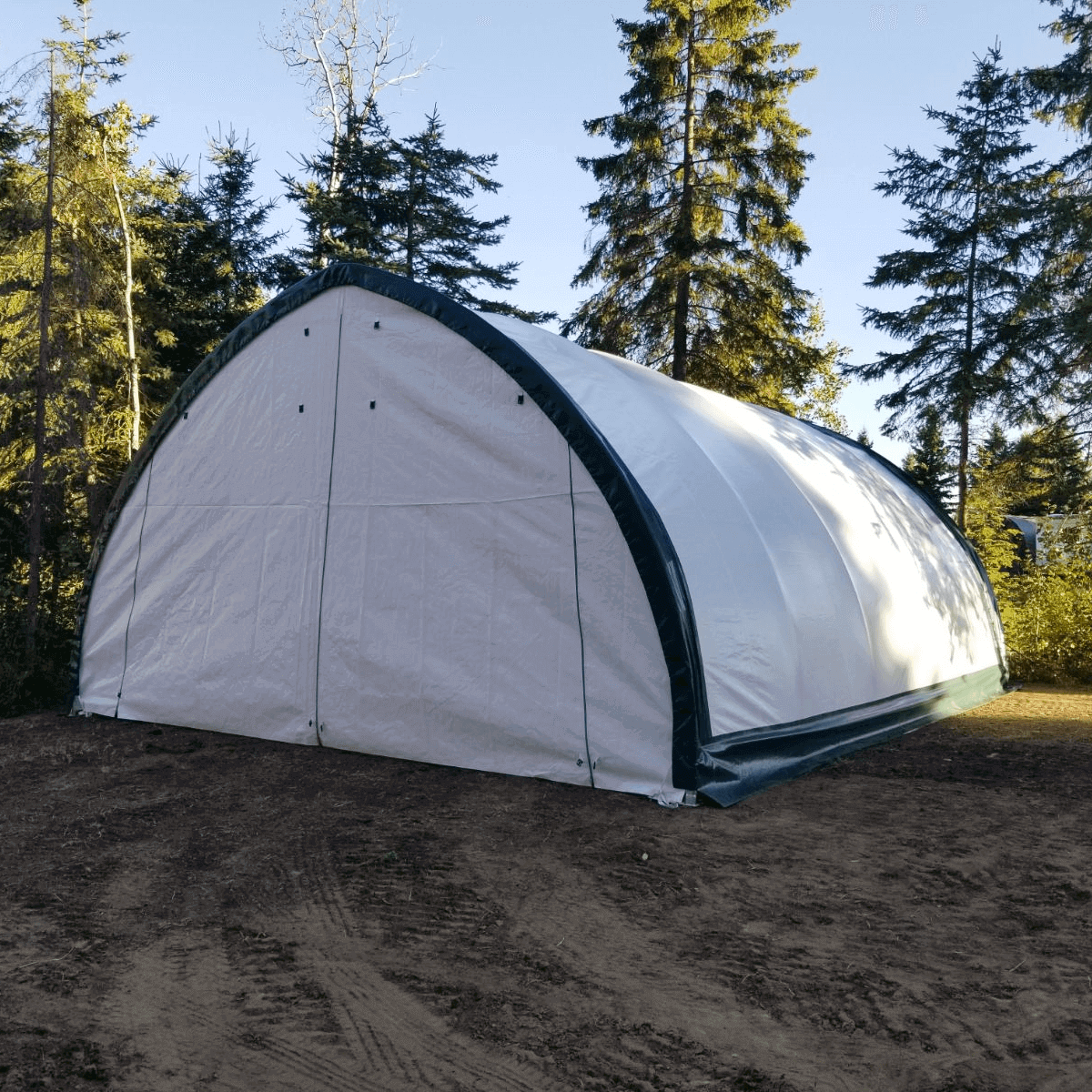 W 20FT x L 30FT x H 12FT Single Truss Arch Storage Shelter