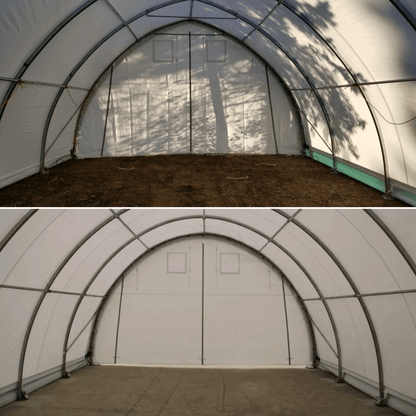 W 20FT x L 30FT x H 12FT Single Truss Arch Storage Shelter