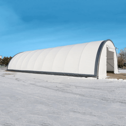 W 40FT x L 80FT x H 20FT Single Truss Arch Storage Shelter