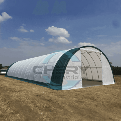W 40FT x L 80FT x H 20FT Single Truss Arch Storage Shelter
