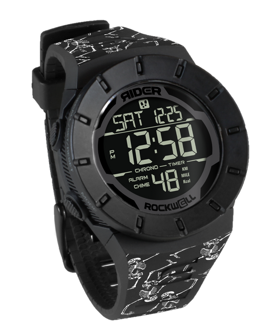 The Coliseum Fit™ - Skeleton Pattern Forum Edition (Phantom Black) Watch