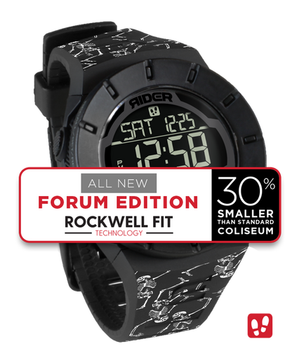 The Coliseum Fit™ - Skeleton Pattern Forum Edition (Phantom Black) Watch