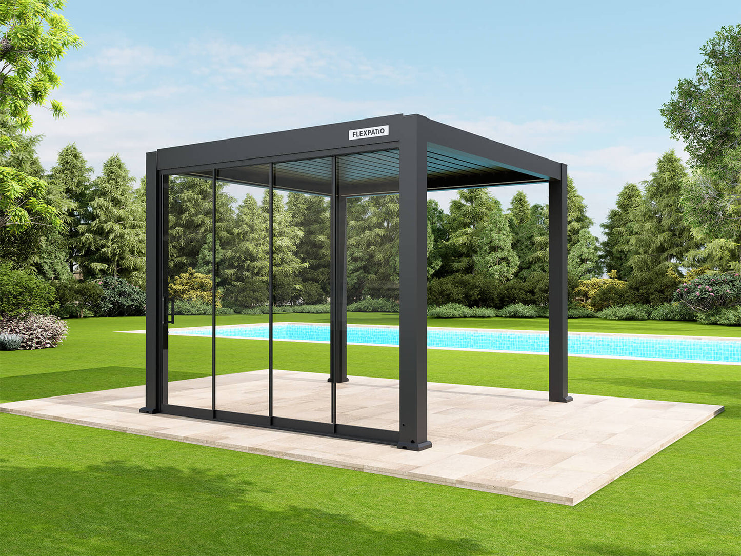 Sliding Glass Doors for FlexPatio Pergolas