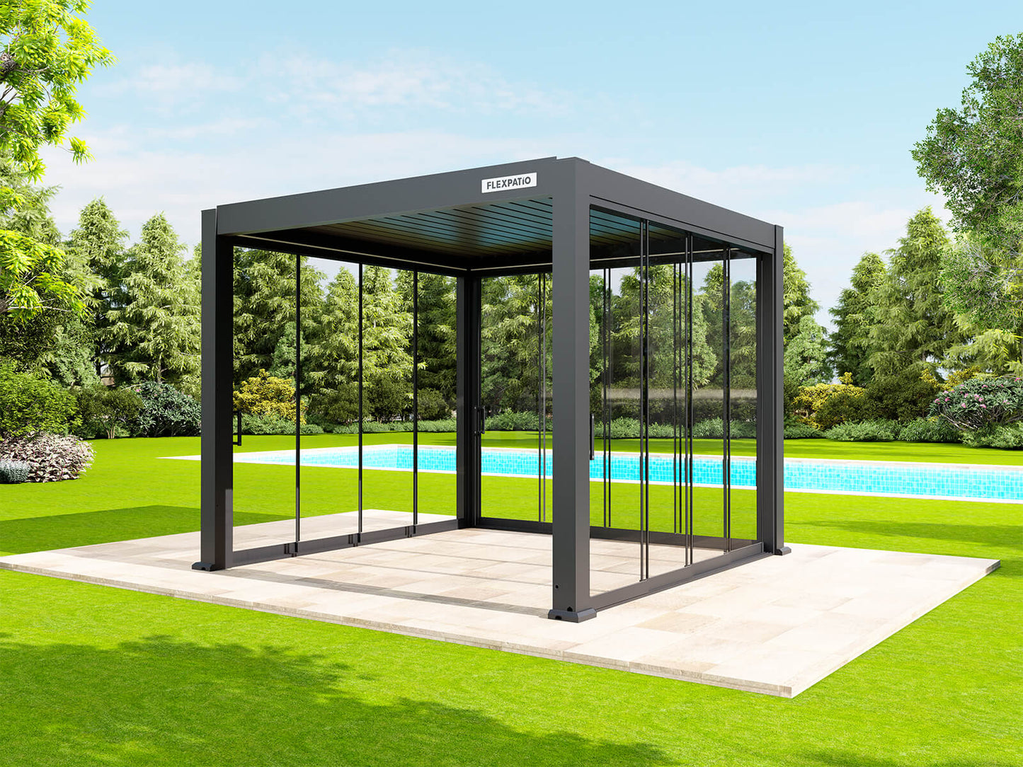 Sliding Glass Doors for FlexPatio Pergolas