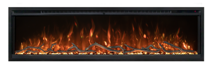 Spectrum Slimline Linear LED Electric Built-In Fireplace