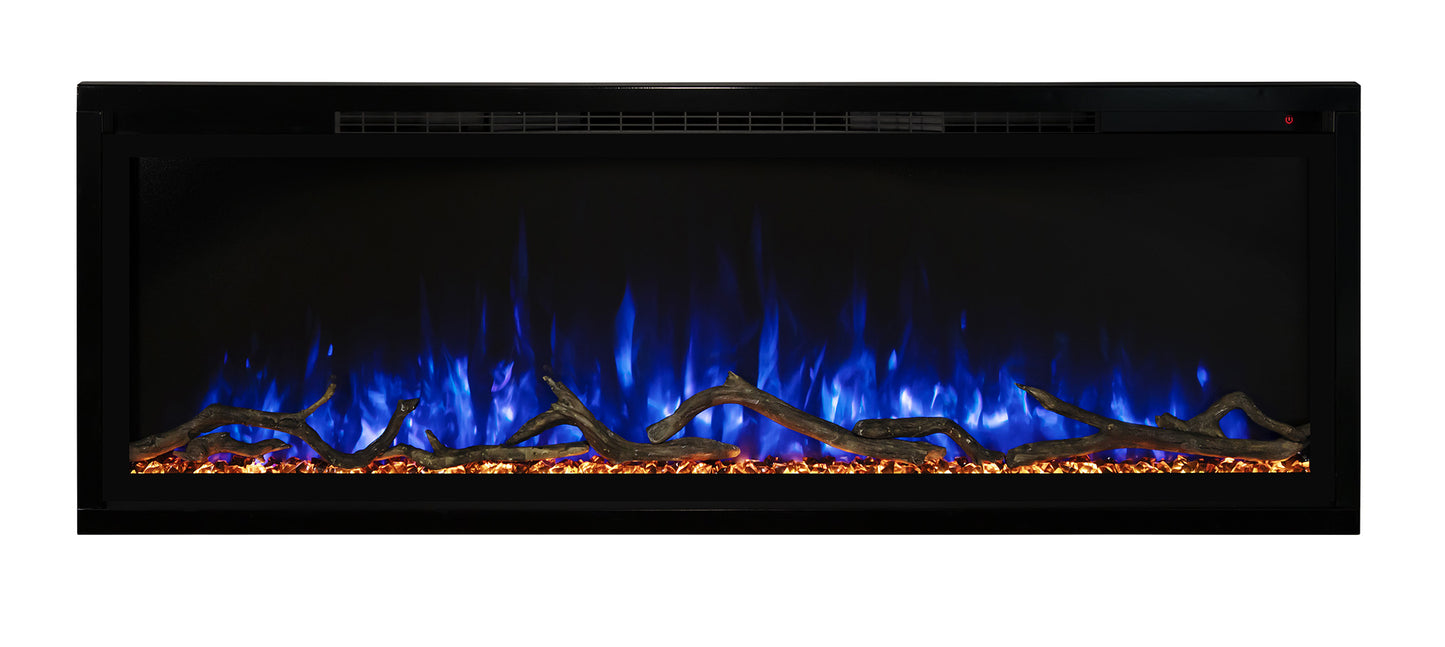 Spectrum Slimline Linear LED Electric Built-In Fireplace
