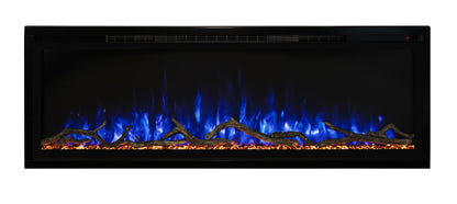 Spectrum Slimline Linear LED Electric Built-In Fireplace