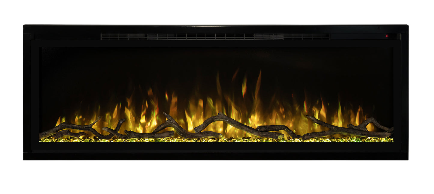 Spectrum Slimline Linear LED Electric Built-In Fireplace