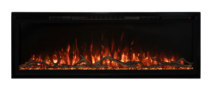 Spectrum Slimline Linear LED Electric Built-In Fireplace