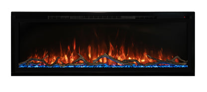 Spectrum Slimline Linear LED Electric Built-In Fireplace