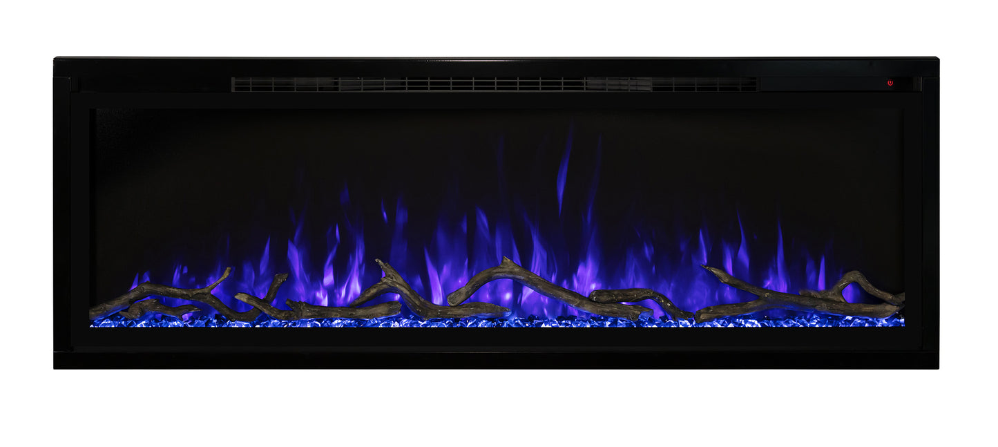 Spectrum Slimline Linear LED Electric Built-In Fireplace