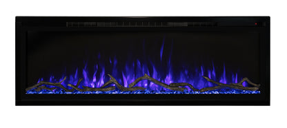 Spectrum Slimline Linear LED Electric Built-In Fireplace