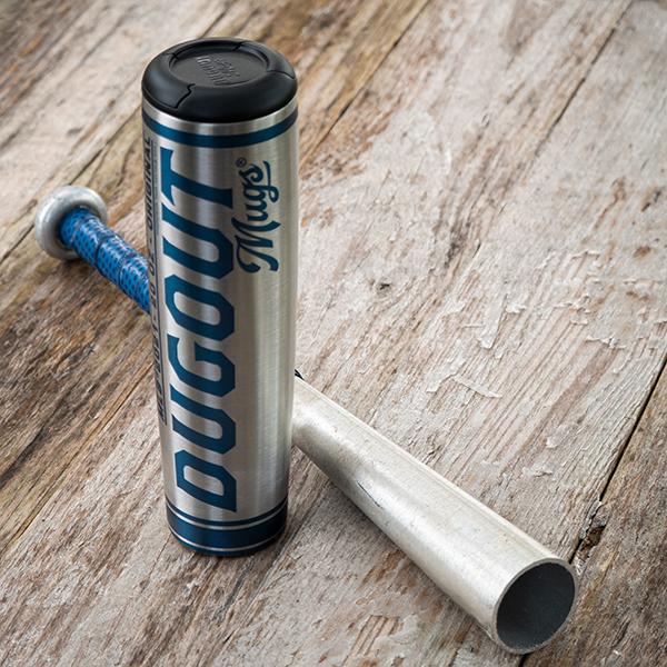 Atlanta Braves "A" Metal Dugout Mug | Stainless Steel Baseball Bat Mug