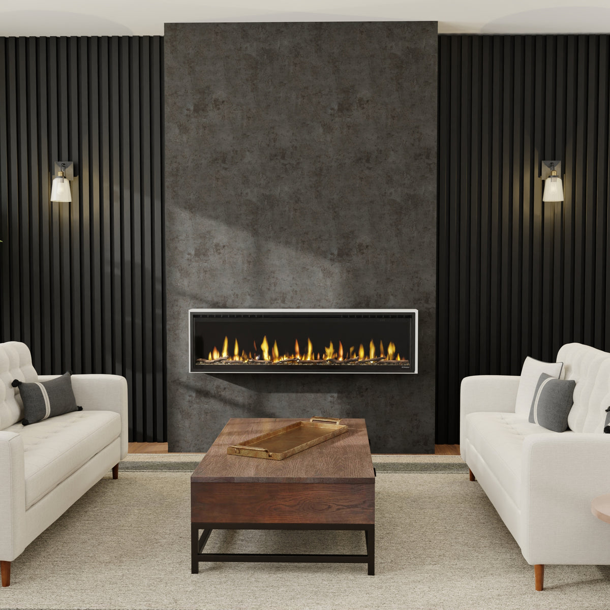 Storm Surround Collection - 60" Architectural Fireplace Finishes