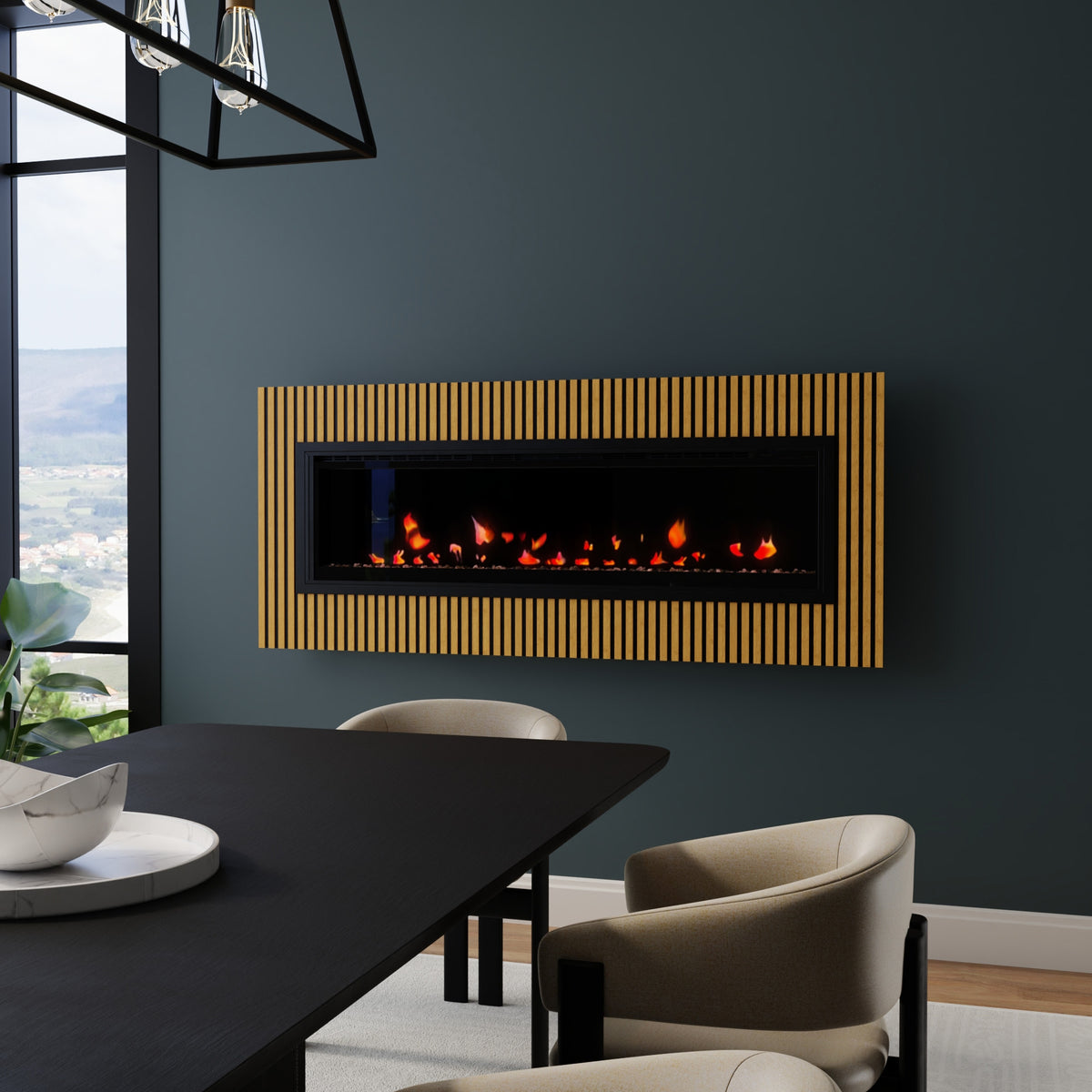 Storm Surround Collection - 60" Architectural Fireplace Finishes
