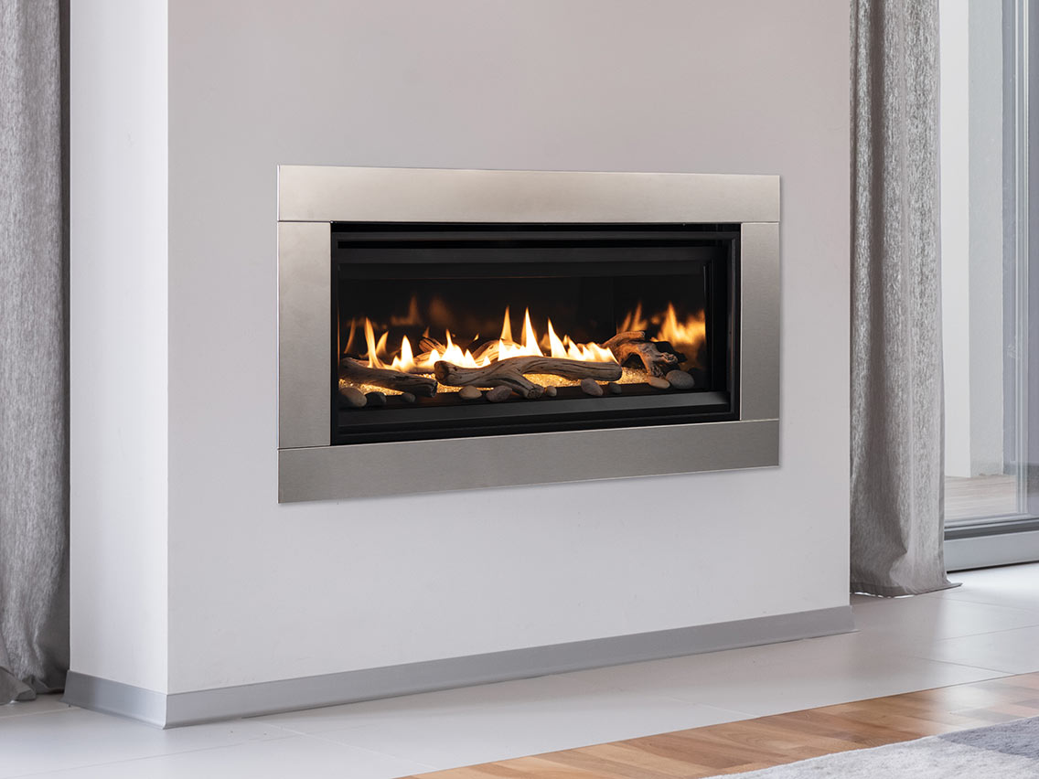 DRL3500 Series 55" Linear Direct Vent Fireplace - Electronic Ignition NG