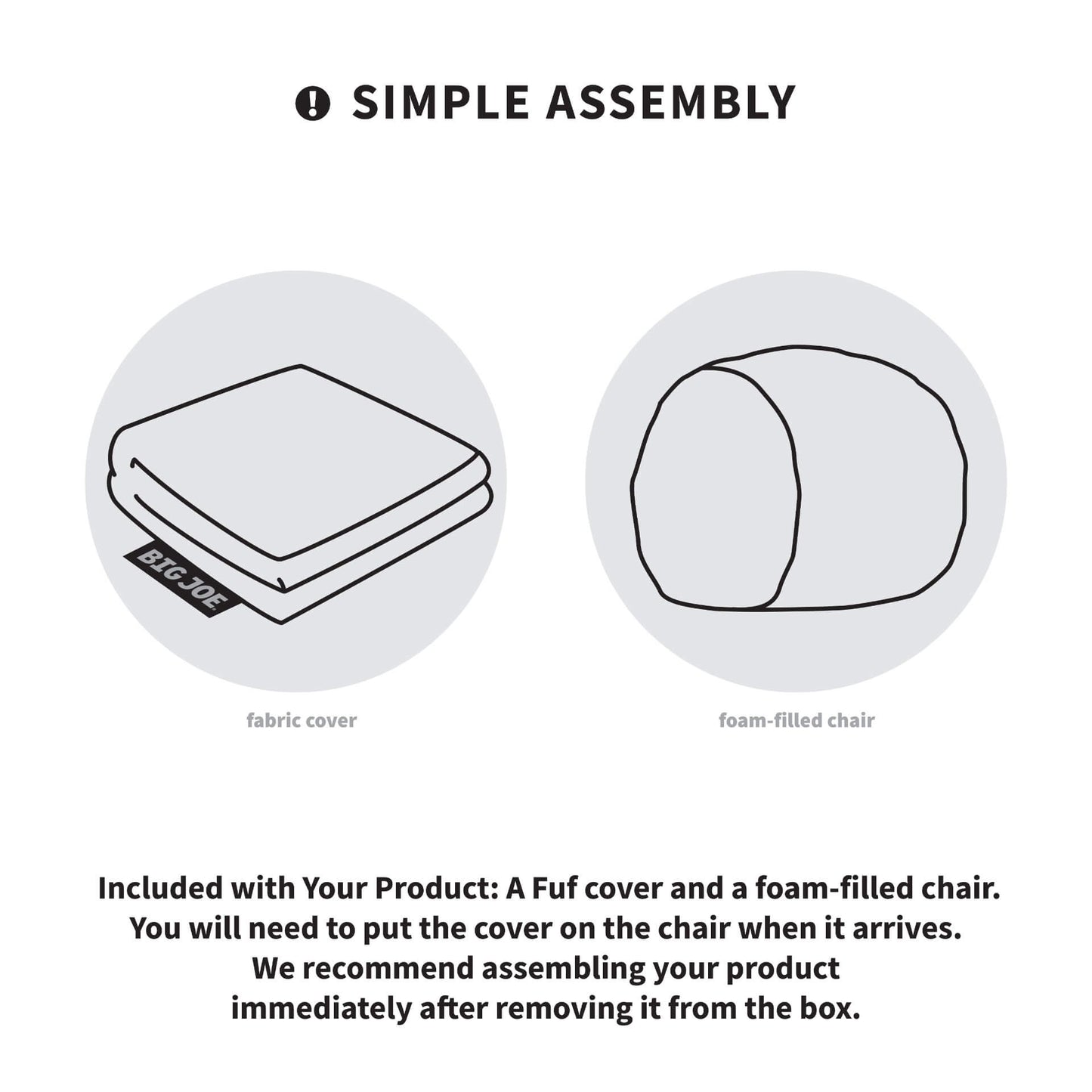 Fuf® 8Ft Giant Bean Bag