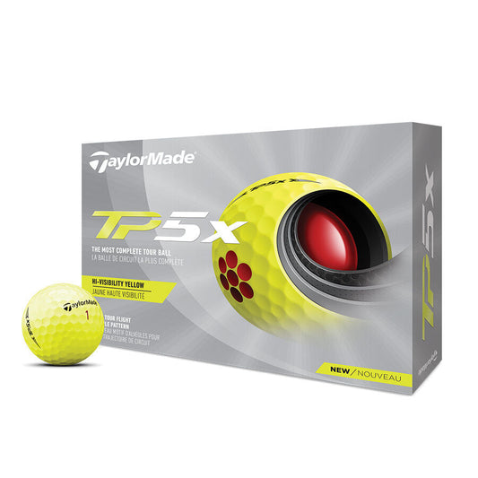 TaylorMade TP5X YELLOW GOLF BALLS