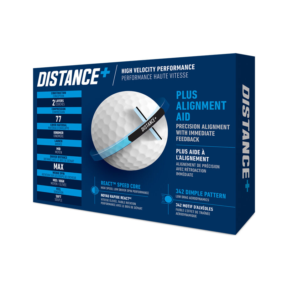 TaylorMade DISTANCE+ GOLF BALLS
