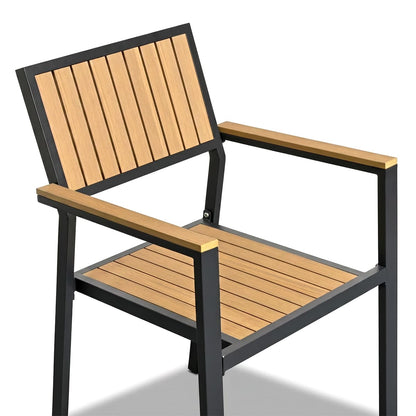 Grain Outdoor Dining Set, 8-Piece, Walnut
